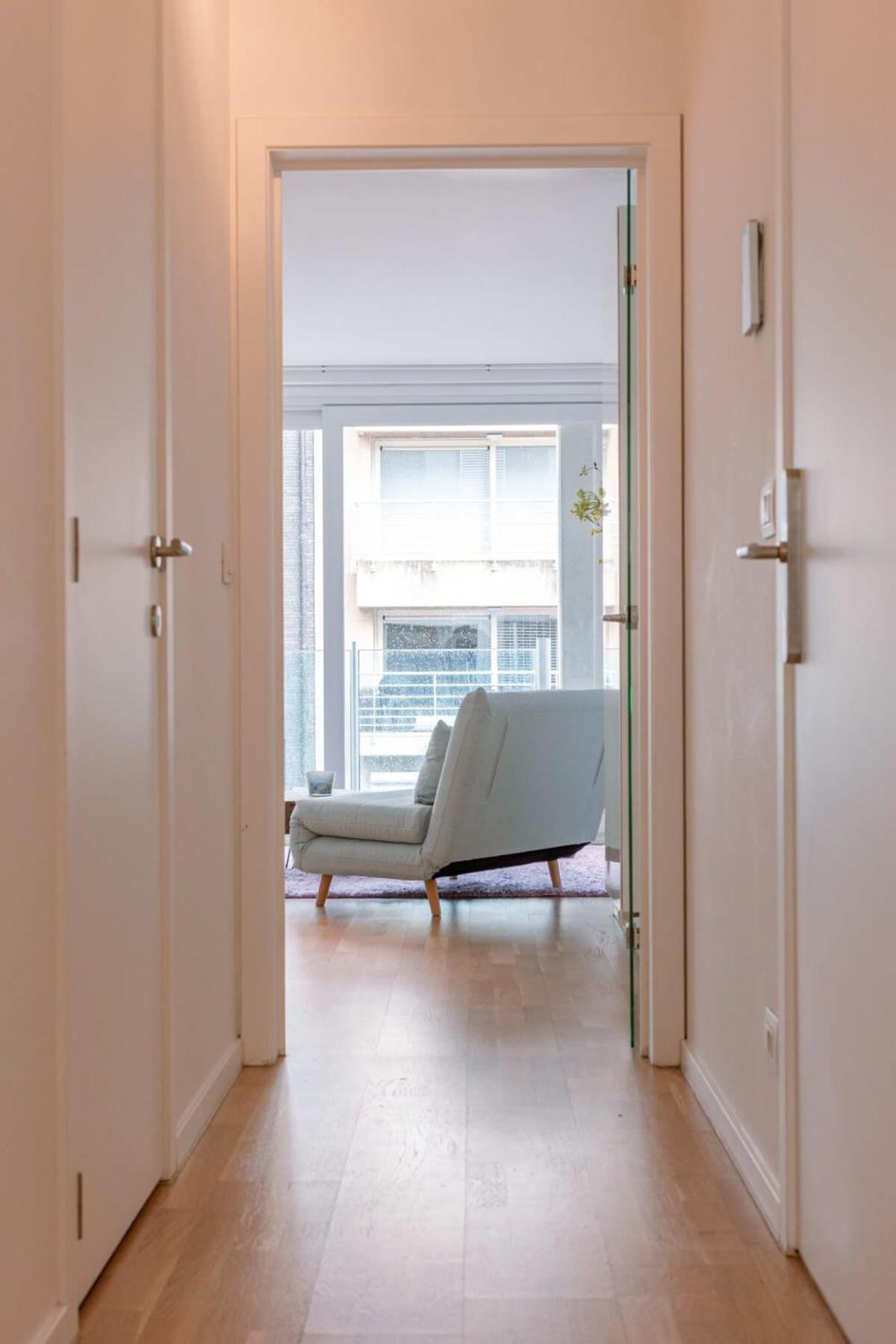 Bright Apartment Nearby The Beach In De Haan Bagian luar foto
